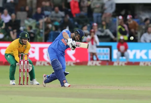 Rinku Singh completes his maiden T20I Half-Century during the SA vs IND 2nd match in Gqeberha  Getty Images