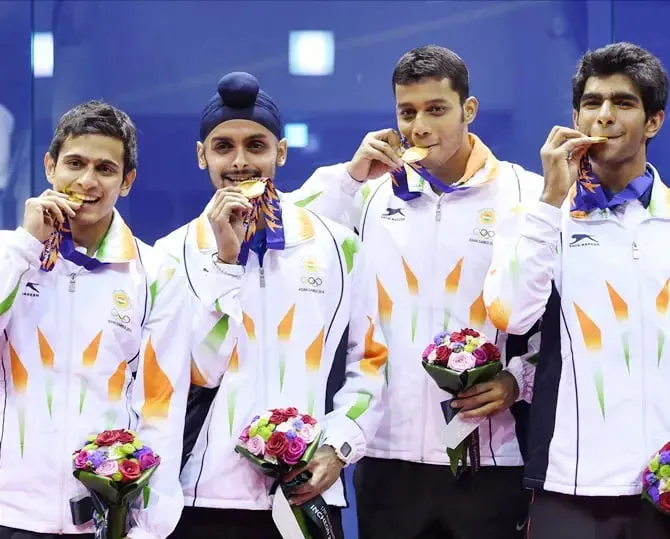 Asian Squash Team Championships 2022: India Men's Squash Team created history by winning gold for the first time | Sportz Point