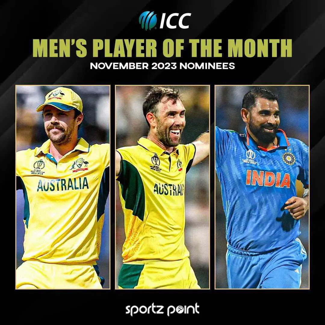 ICC named the shortlists of contenders in line for the ICC Player of the Month award.   