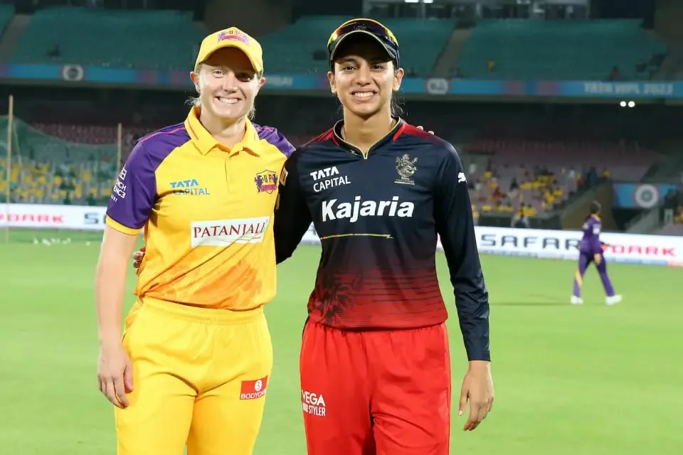 WPL 2023: Alyssa Healy & Smriti Mandhana during the toss | Sportz Point