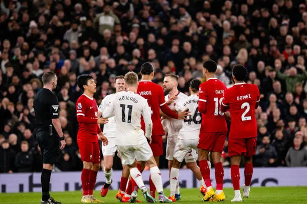 Things got heated up between Liverpool and United players   Getty Images