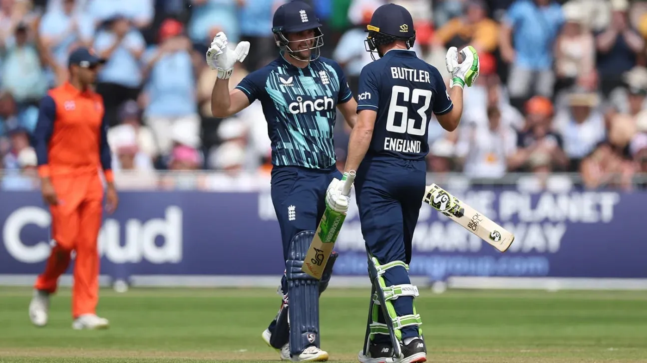 England have the highest score in ODI history.  Image: ECB