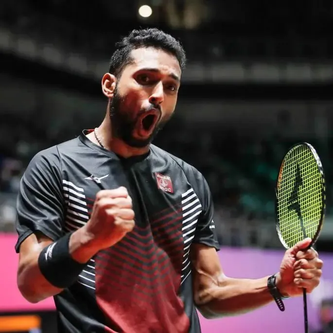 HS Prannoy defeated Kento Momota in the Round of 32 of BWF Badminton World Championships 2022 | Sportz Point