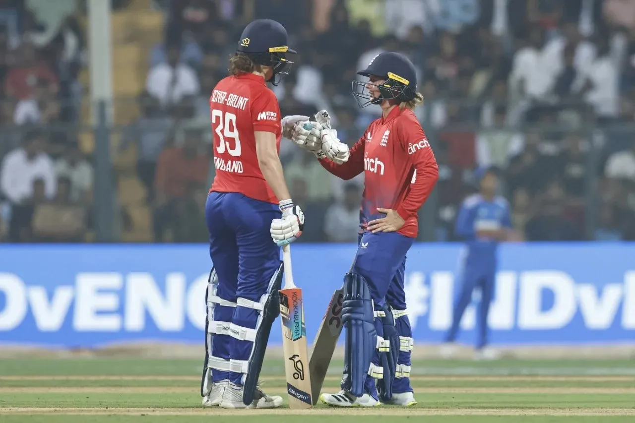 Nat Sciver-Brunt and Wyatt steadied the ship for England after they lost two wickets in the first over.  