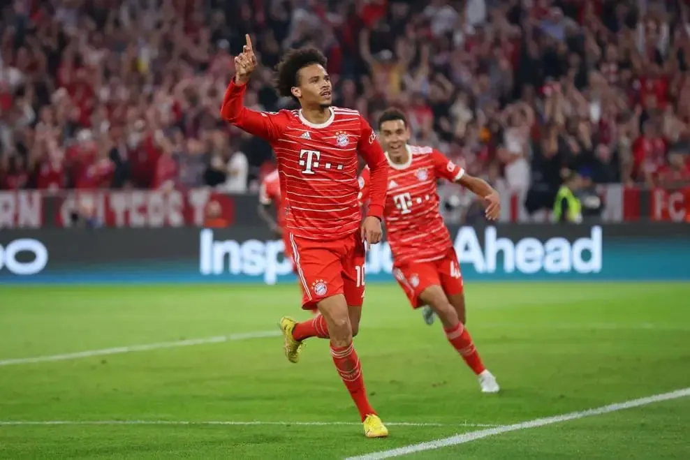 Lorey Sane scored the second goal for Bayern Munich in the 54th minute against Barcelona | Sportz Point