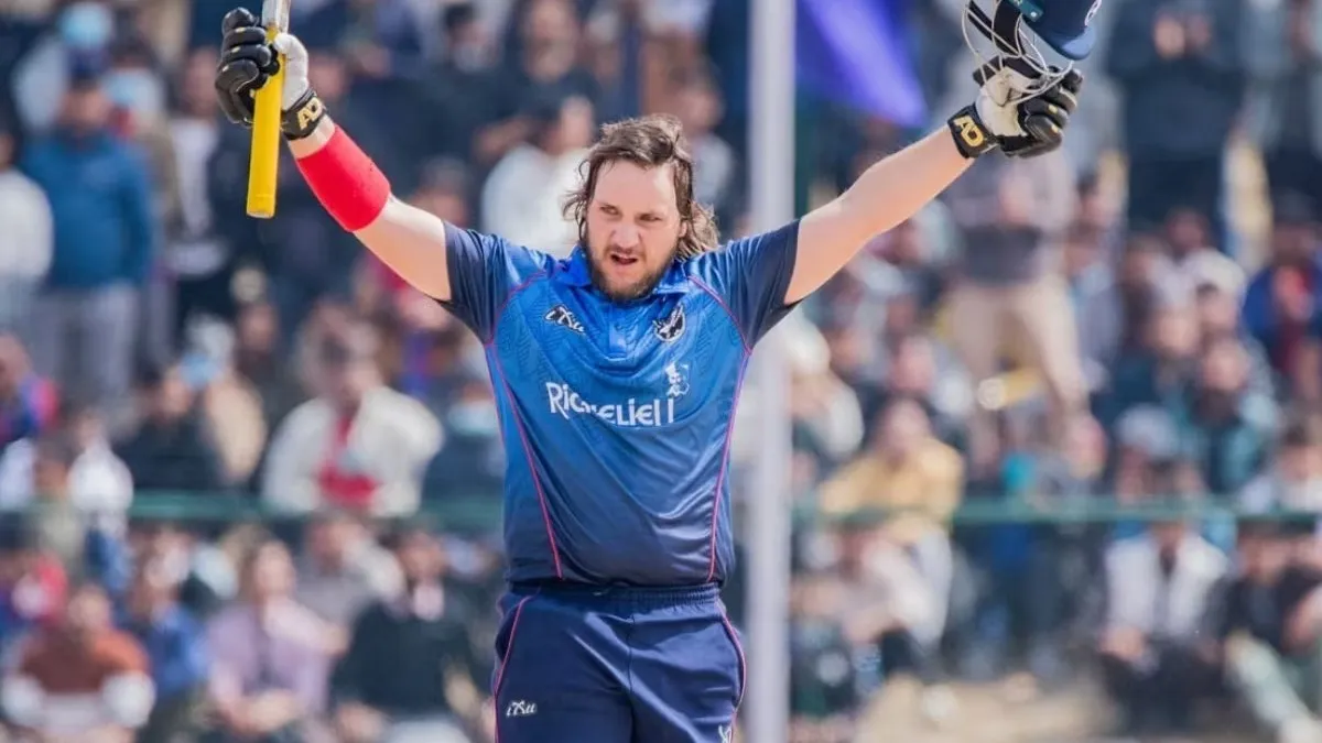 Namibia's Loftie-Eaton smashes fastest T20I century. Image- News18  