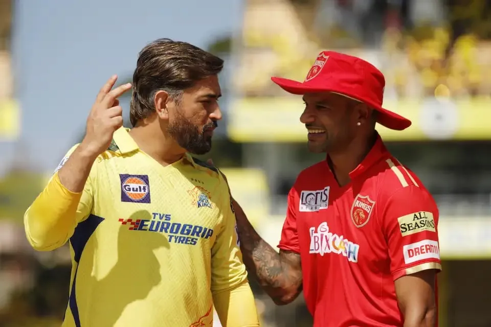 CSK vs PBKS: MS Dhoni and Shikhar Dhawan had a chat at the toss | Sportz Point