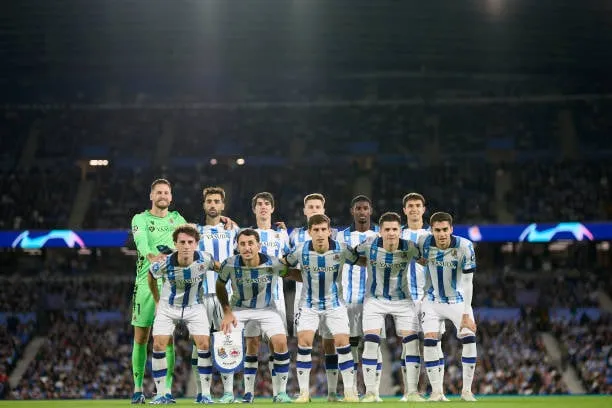 Real Sociedad qualified for Champions League 2023/24 Round of 16 with 12 points  Getty Images