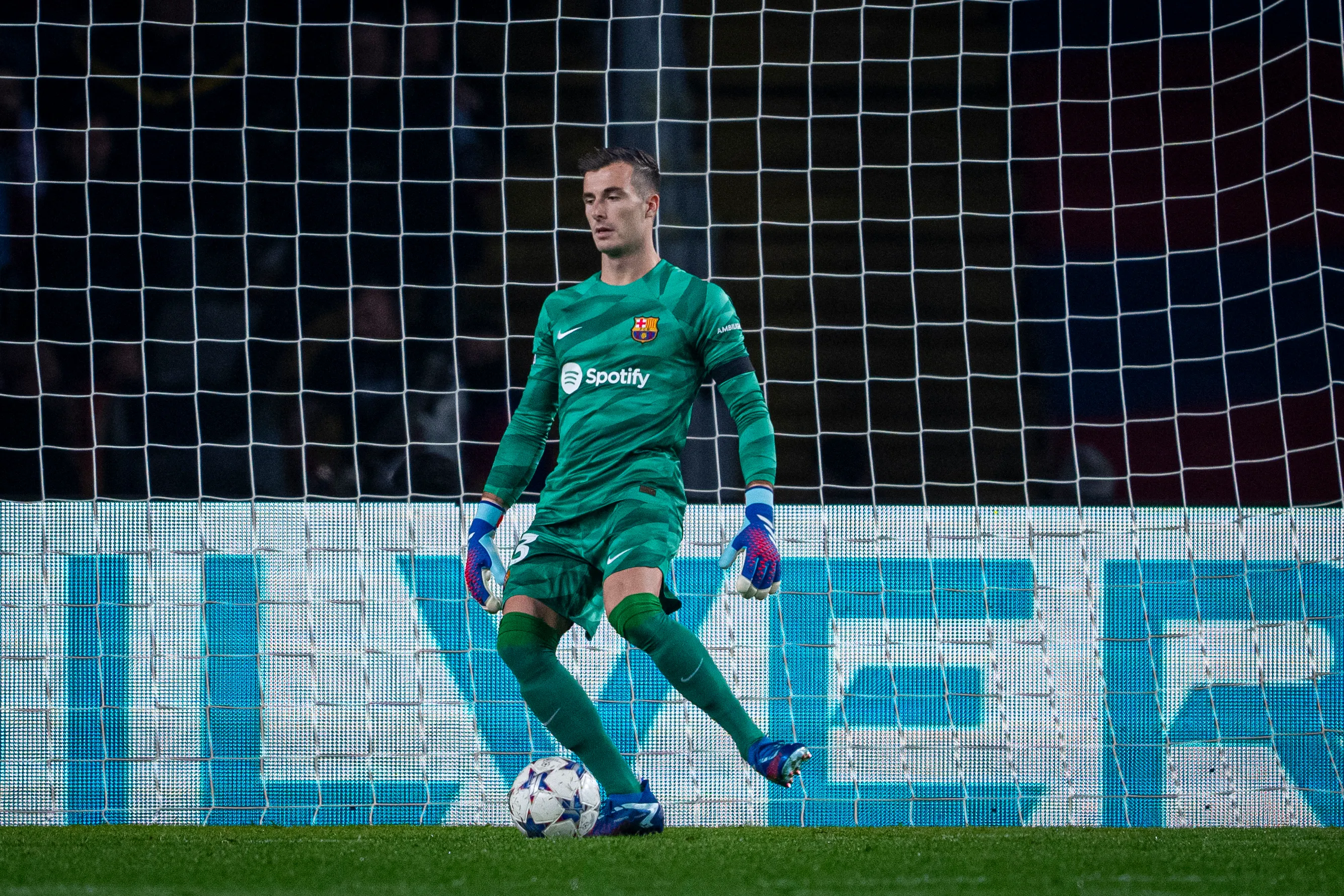 IÃ±aki PeÃ±a was superb for Barcelona making few important saves in the first half.  