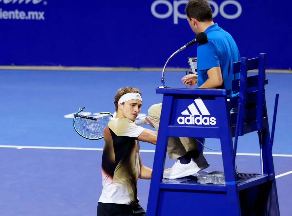 Zverev fined $40,000 for outburst at Acapulco event | Mexican Open 2022 | Sportzpoint.com