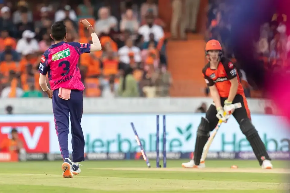 SRH vs RR: Yuzvendra Chahal dismissed Harry Brook | Sportz Point<br />
