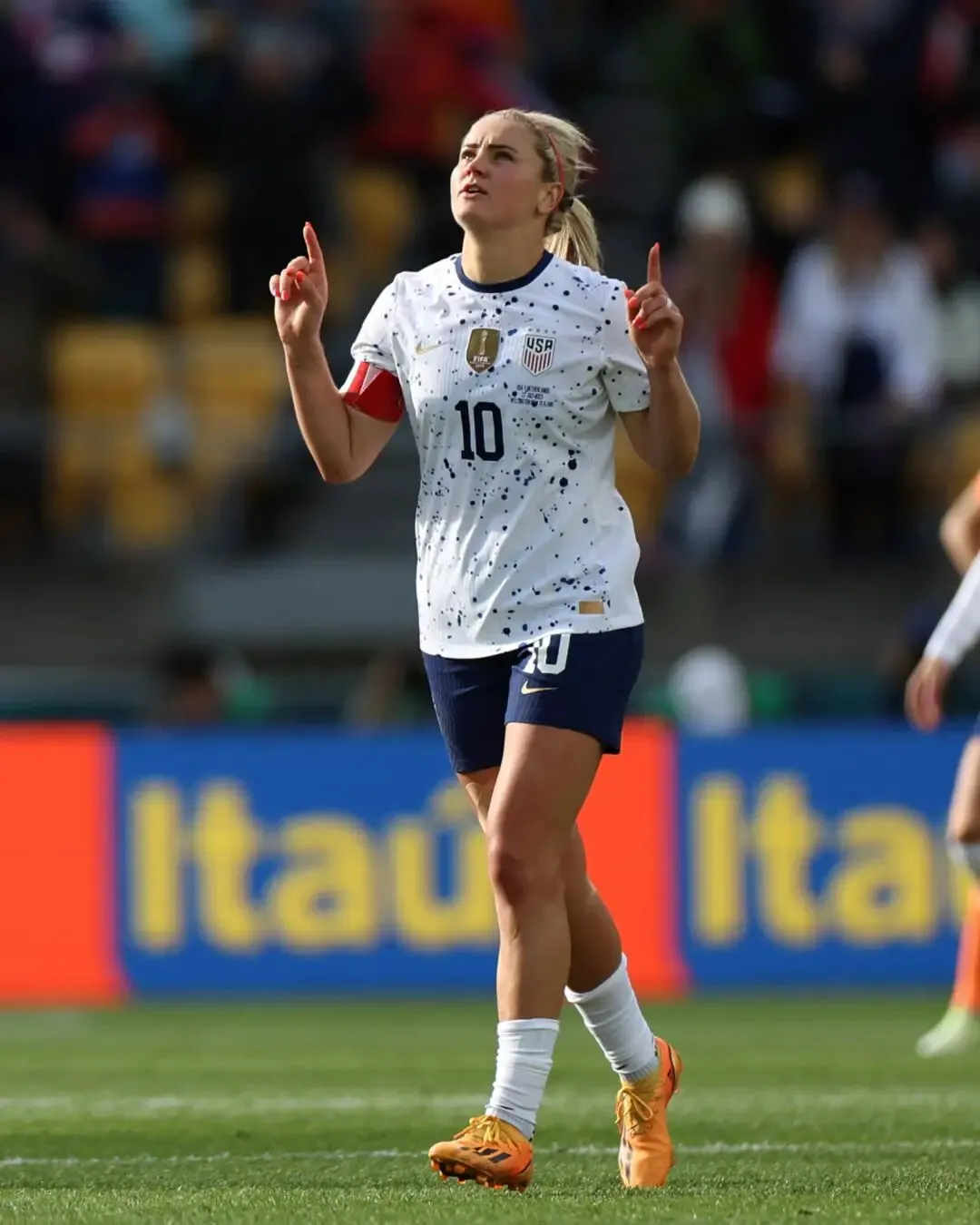 Lindsey Horan after scoring the equaliser against Netherlands | Sportz Point