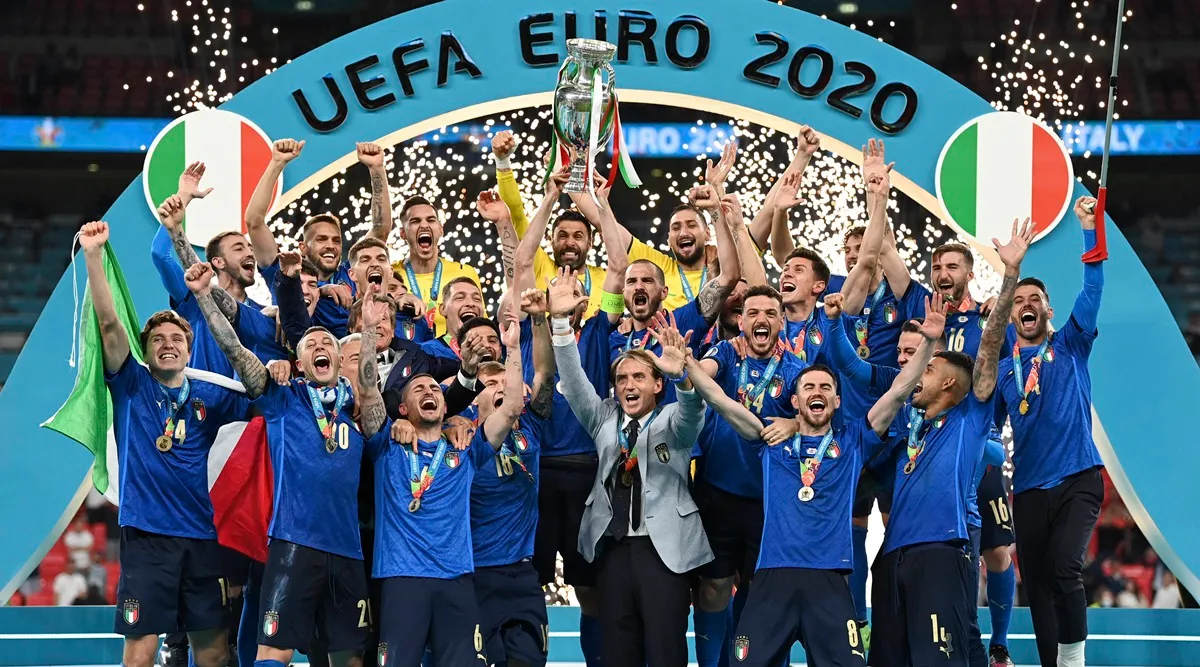 Italy winning the Euro 2020 - Top 10 Best football moments - Sportz Point