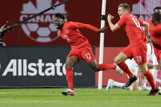 Canada star, Alphonso Davies. | Sportz Point. 