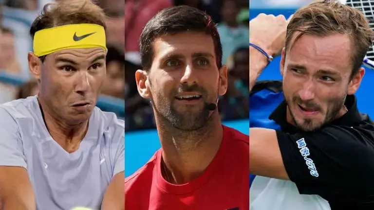 Rafael Nadal, and Daniil Medvedev are disappointed about the absence of Novak Djokovic at the US Open | Sportz Point