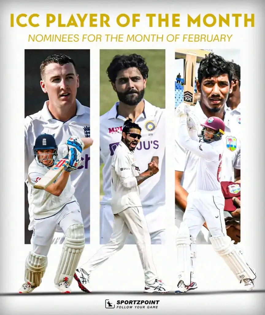ICC Player of the Month: Men's Player of the Month Nominees for February | Sportz Point