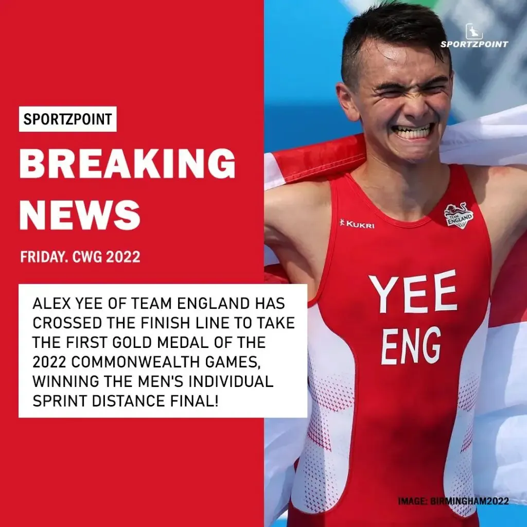 Commonwealth Games 2022: Alex Yee of England wins the first gold of Birmingham Games 2022 | Sportz Point