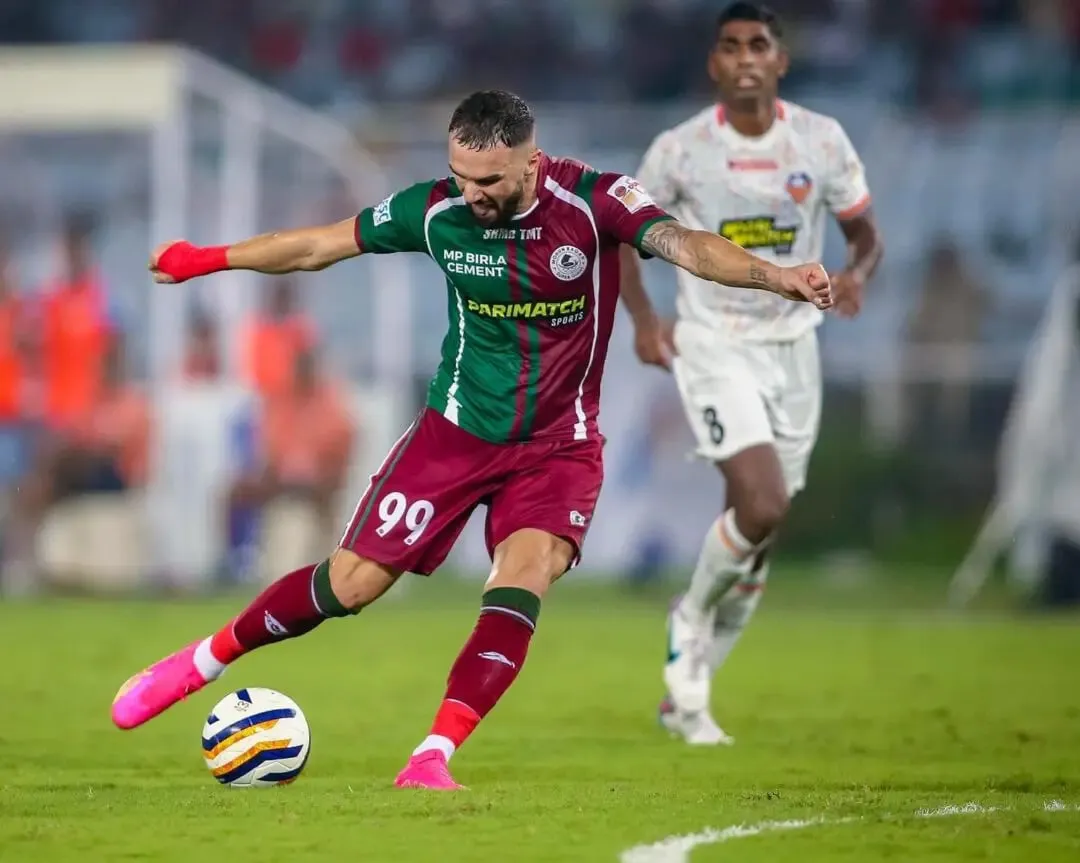 Armando Sadiku's shot gave Mohun Bagan the lead in the 61st minute | Sportz Point