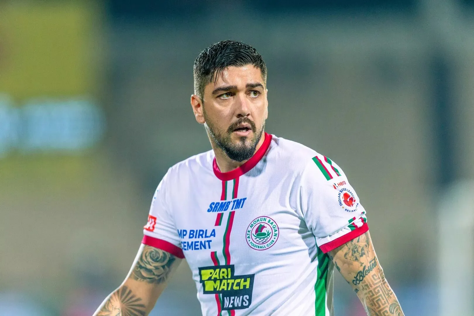 Mohun Bagan will have to depend on foreign players like Dimitri Petratos in the absence of Indian star players in the Mohun Bagan vs Sreenidi Deccan match.  Image | Mohun Bagan Super Giant