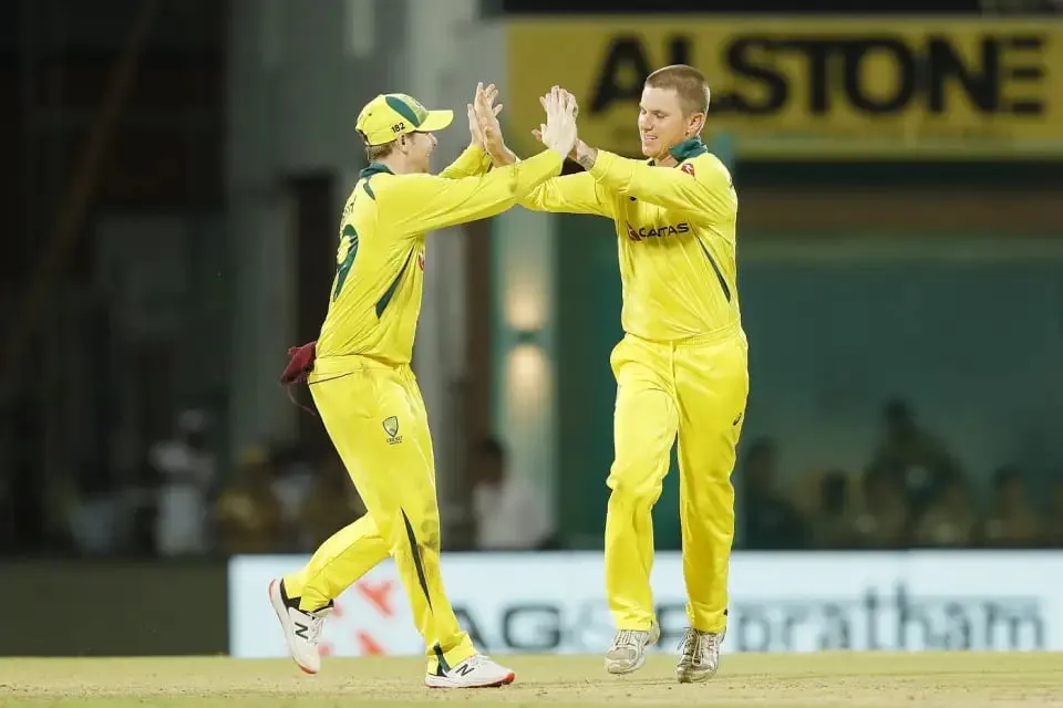 Adam Zampa claimed 4 for 45 & ended the hopes for India | Sportz Point