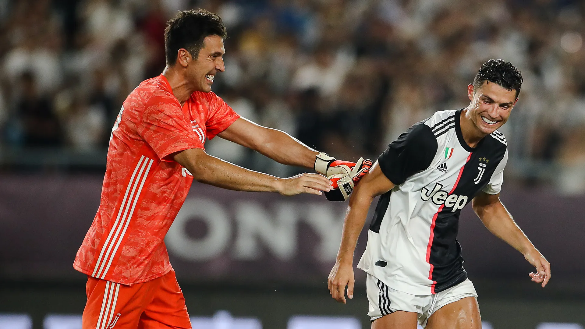 Gianluigi Buffon and Cristiano Ronaldo - Buffon - Sportz Point