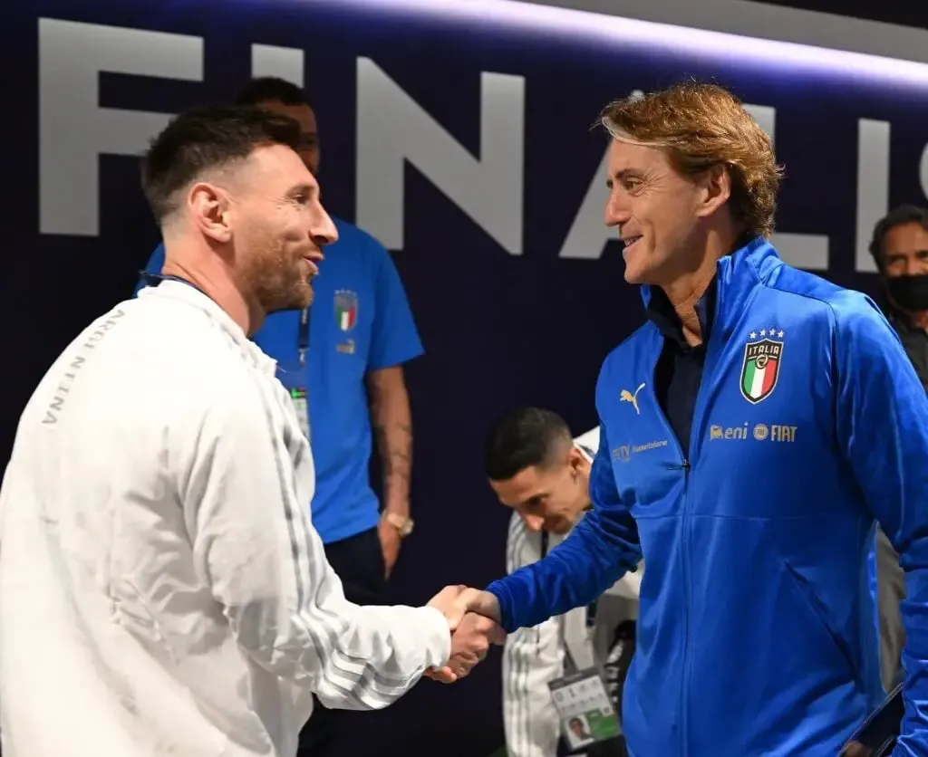 Argentina vs Italy: Messi and Mancini | Sportz Point.