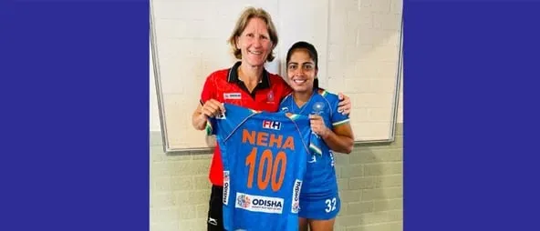 Indian Hockey News: Hockey India congratulates mid-fielder Neha for completing 100 matches | Hockey News | Sportz Point