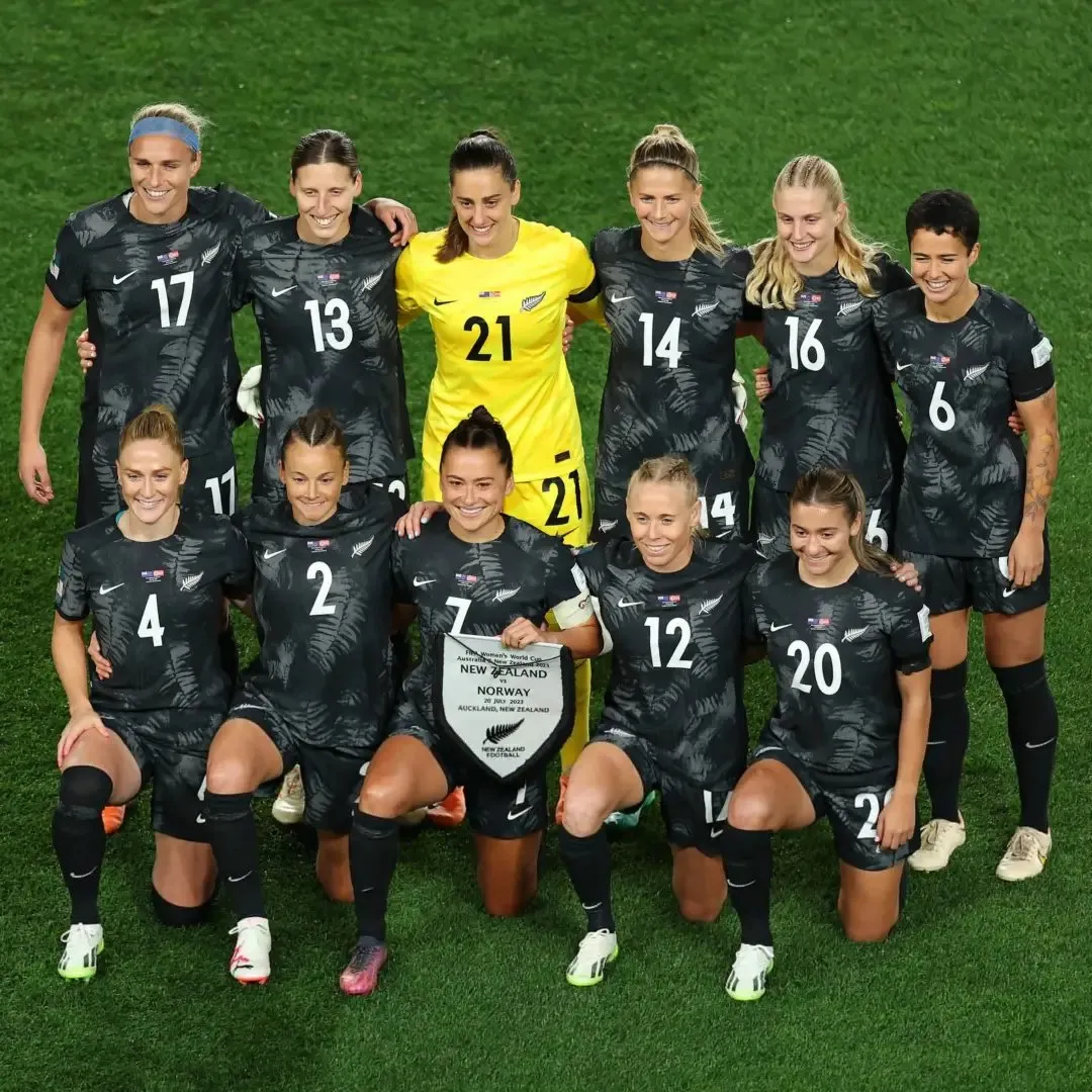 The Football Ferns playing XI for the opening match of the world cup. | Sportz Point