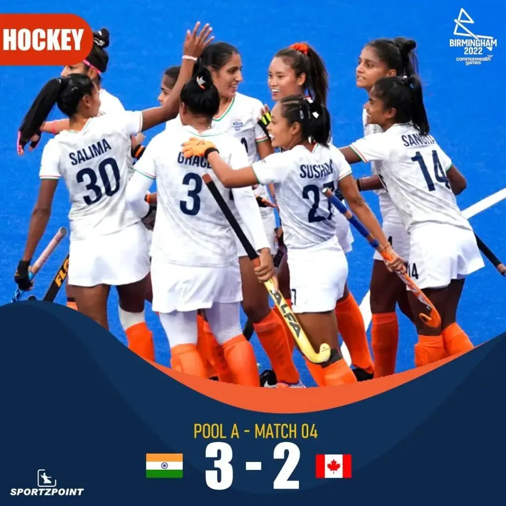 Commonwealth Games 2022: Indian Women's Hockey team qualifies to the semi-final | Sportz Point