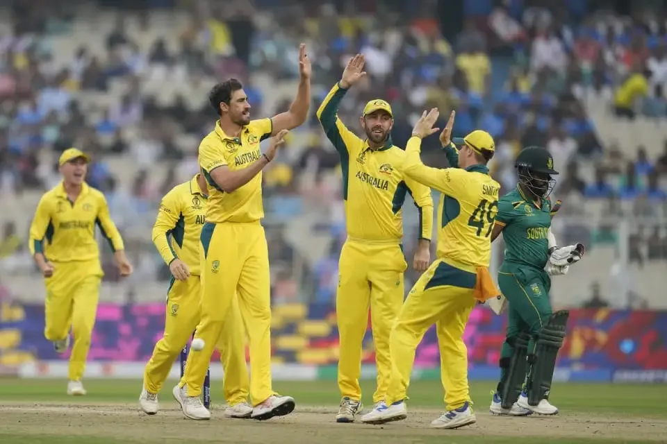 It took Mitchell Starc all of six balls to strike in the second semi-final  Image - Associated Press