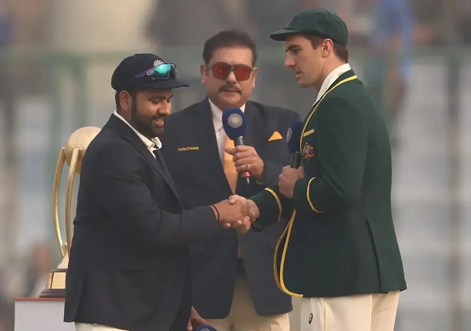 India vs Australia: Rohit Sharma & Pat Cummins during the toss | Sportz Point