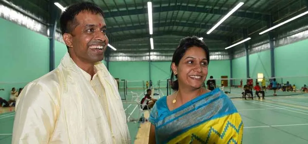 Pullela Gopichand and PVV Lakshmi. Image-Book of Achievers  