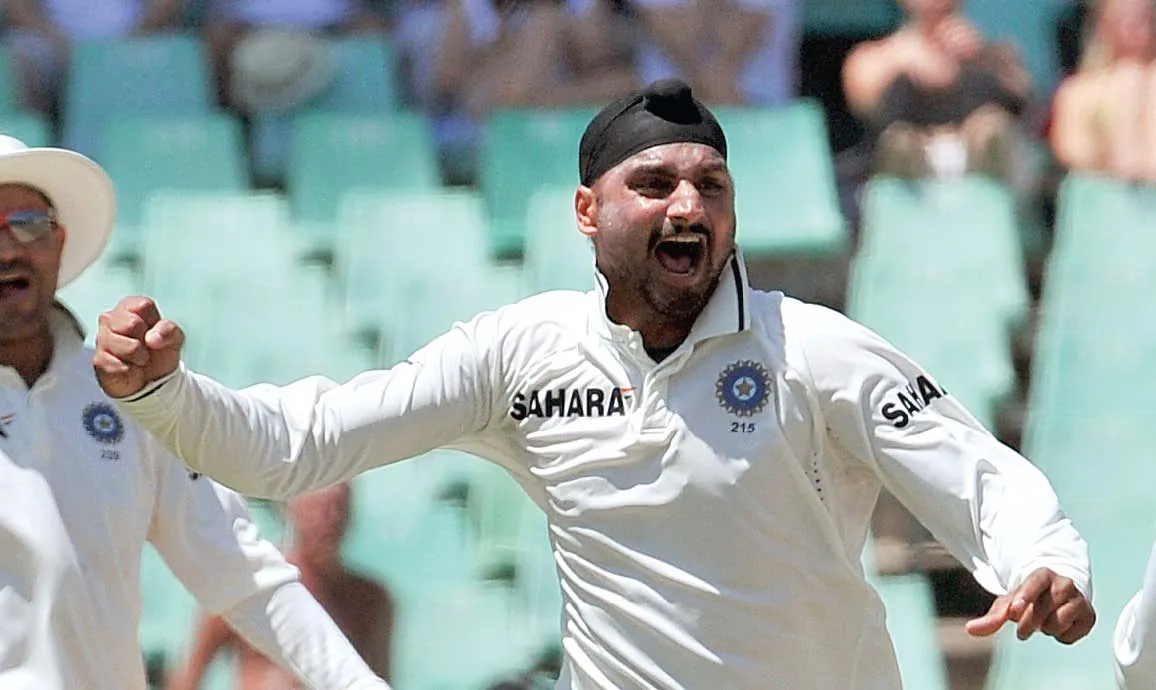 Harbhajan Singh has 3rd most five-wicket hauls in Test cricket for India. Image- The Express Triune  