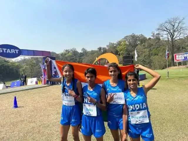 Asian Cross Country Championships: India got three gold and one bronze medals | Sportz Point