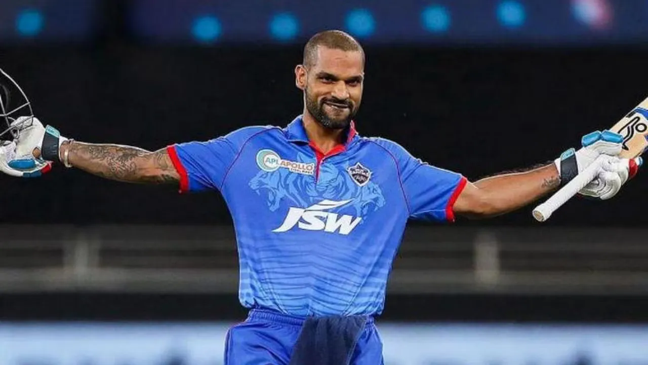 Shikhar Dhawan is second in the list interms of scoring the most runs in IPL history  Image - BCCI