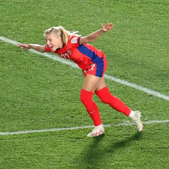 Norway vs Philippines: Sophie Roman Haug with the first goal for Norway | Sportz Point