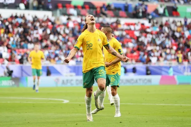 AFC Asian Cup 2024: Australia are in the lead; Brilliant goal from Irvine  Image - Getty