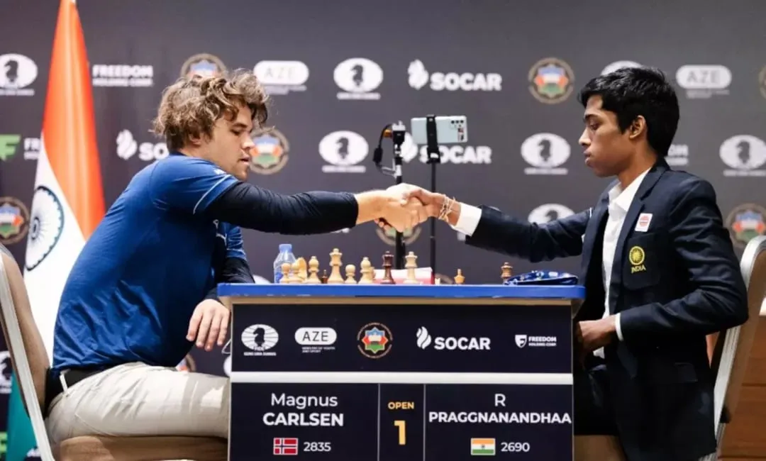 Chess World Cup 2023: Praggnanandhaa loses to Magnus Carlsen in the tiebreaker | Sportz Point