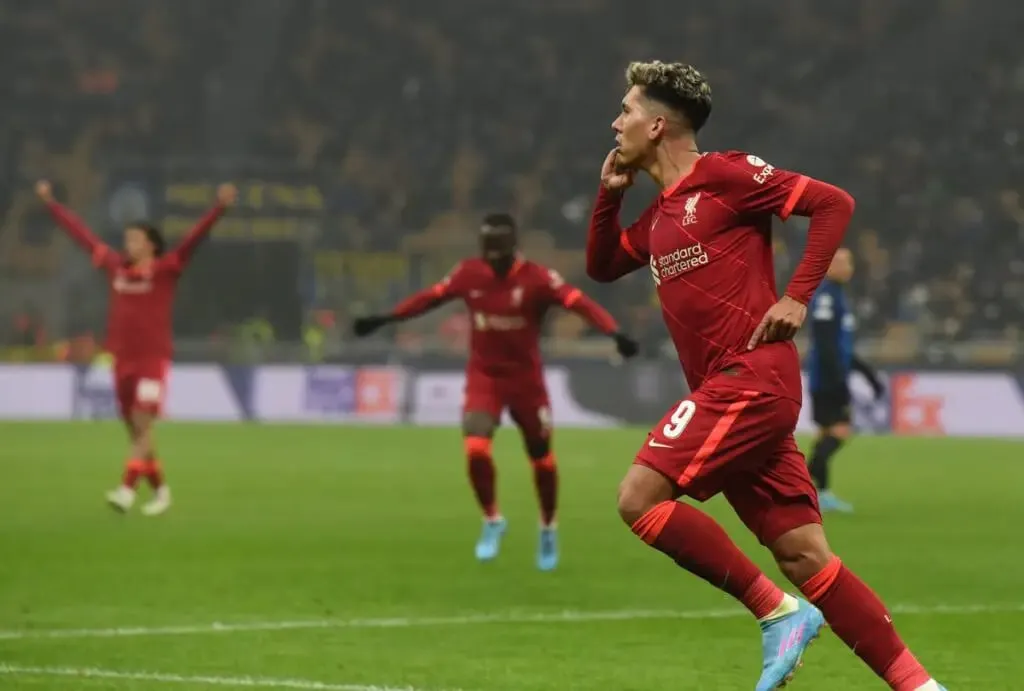 Roberto Firmino in the first leg of Liverpool vs Inter Milan.| Football News | Sportz Point