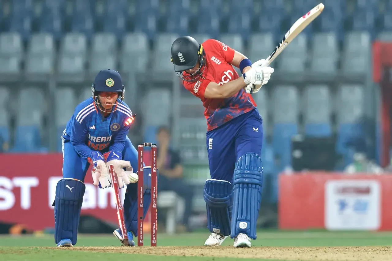 Shreyanka Patil had the better of Nat Sciver-Brunt in the INDW vs ENGW 1st T20I  Image | BCCI