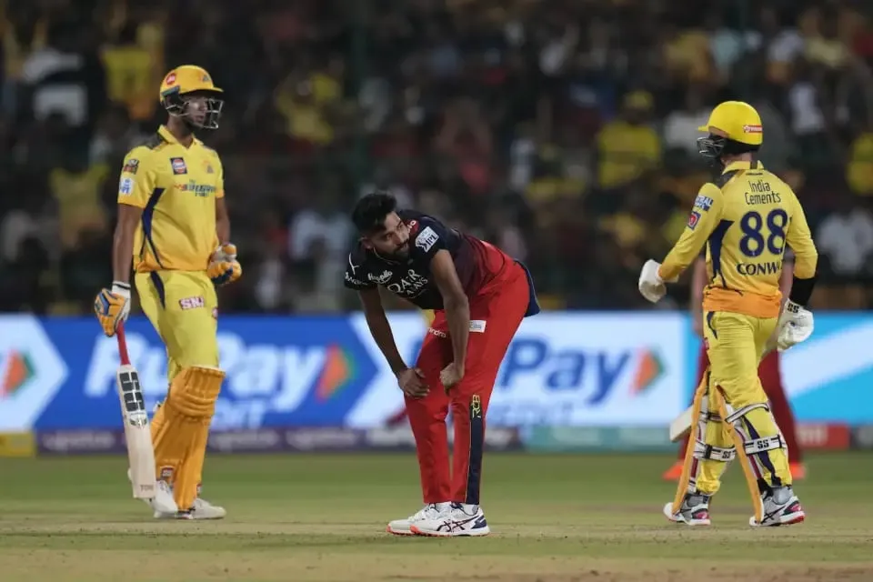 The RCB bowlers came in for a fair bit of punishment | Sportz Point