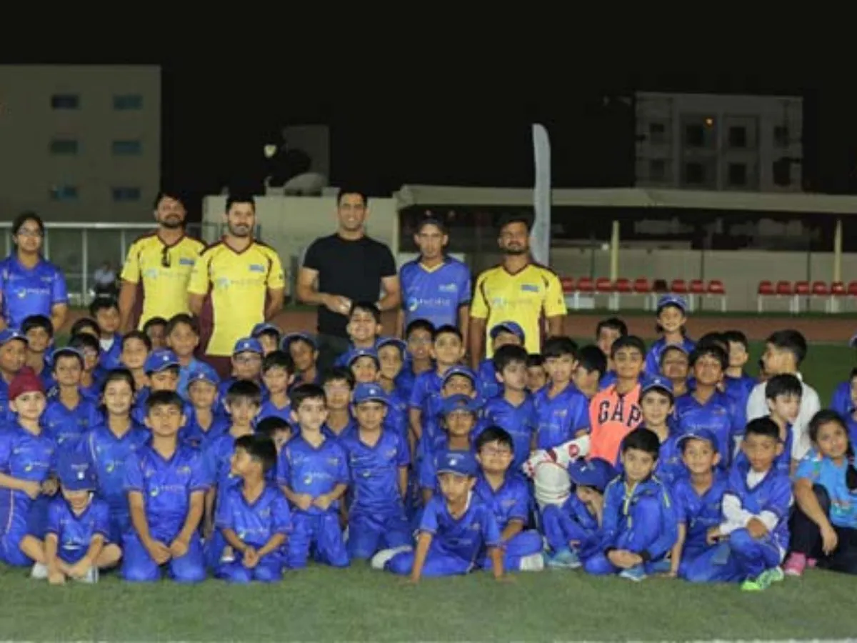 MS Dhoni Cricket Academy launched at JHS Belagavi | SportzPoint.com