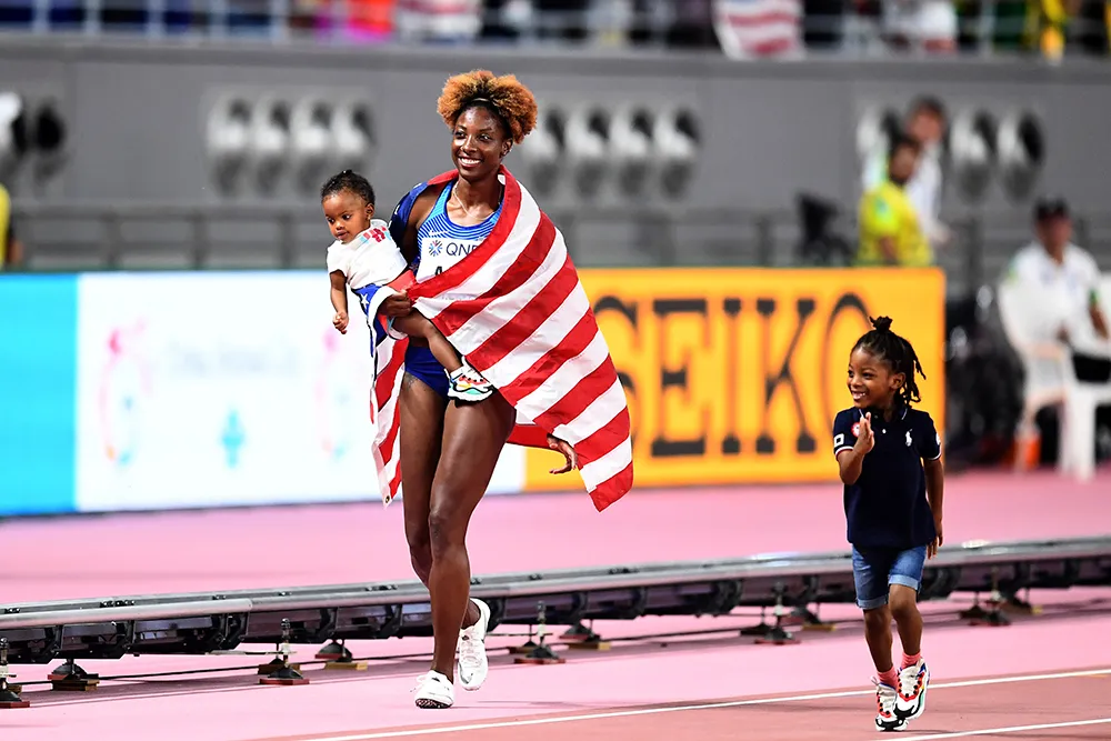 Nia Ali's Turn For A Victory Lap - SportzPoint