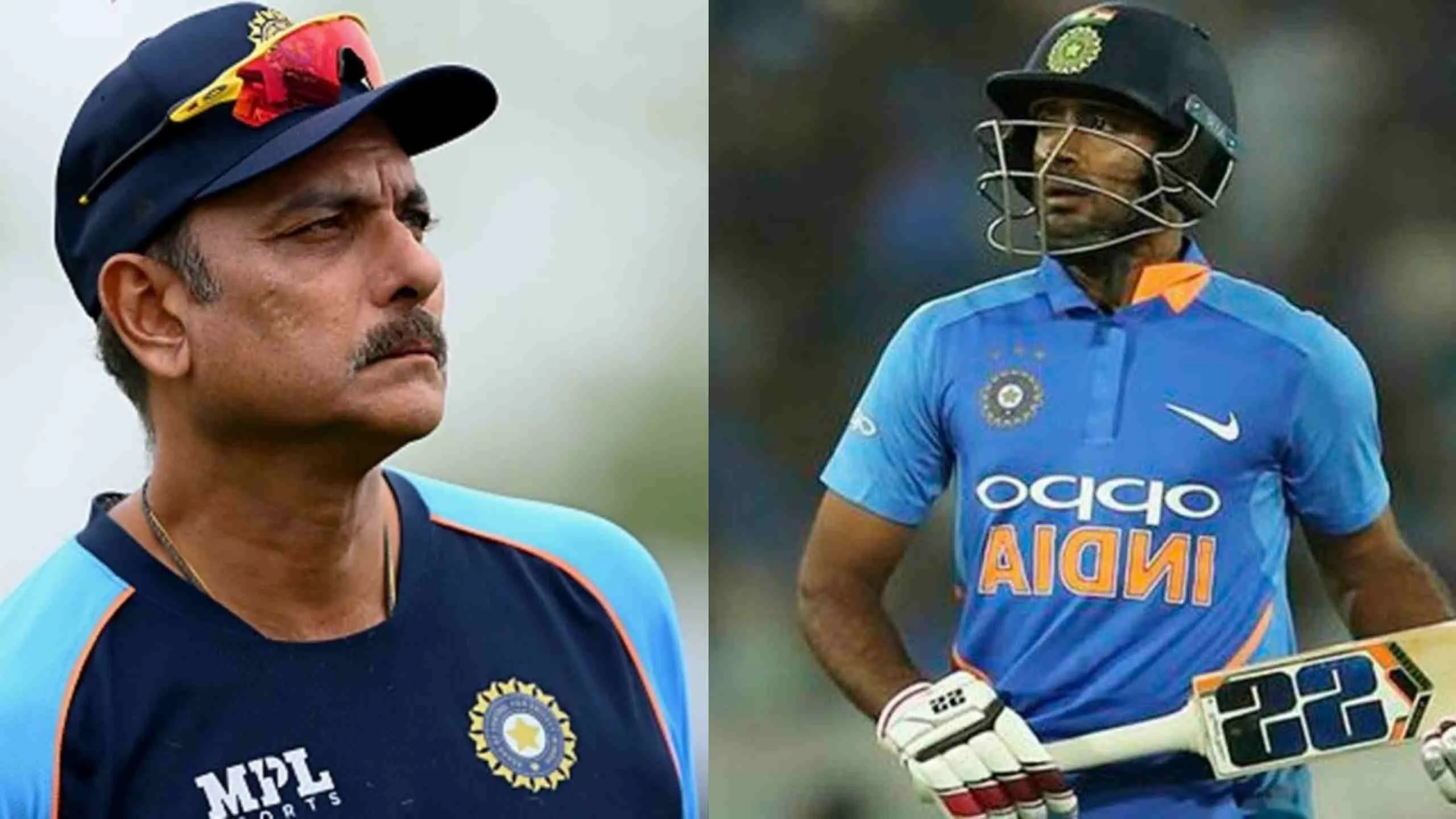 Ravi Shastri and Ambati Raytudu | SportzPoint.com