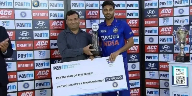 Most Man of the series in T20I for India | SportzPoint.com
