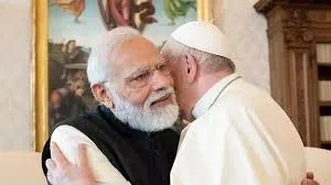 PM Modi with Pope