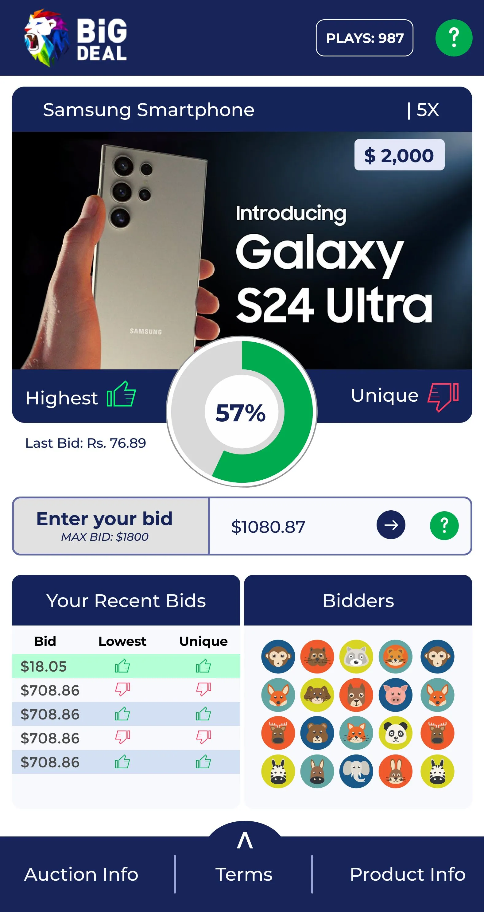 auctions-mobile-view