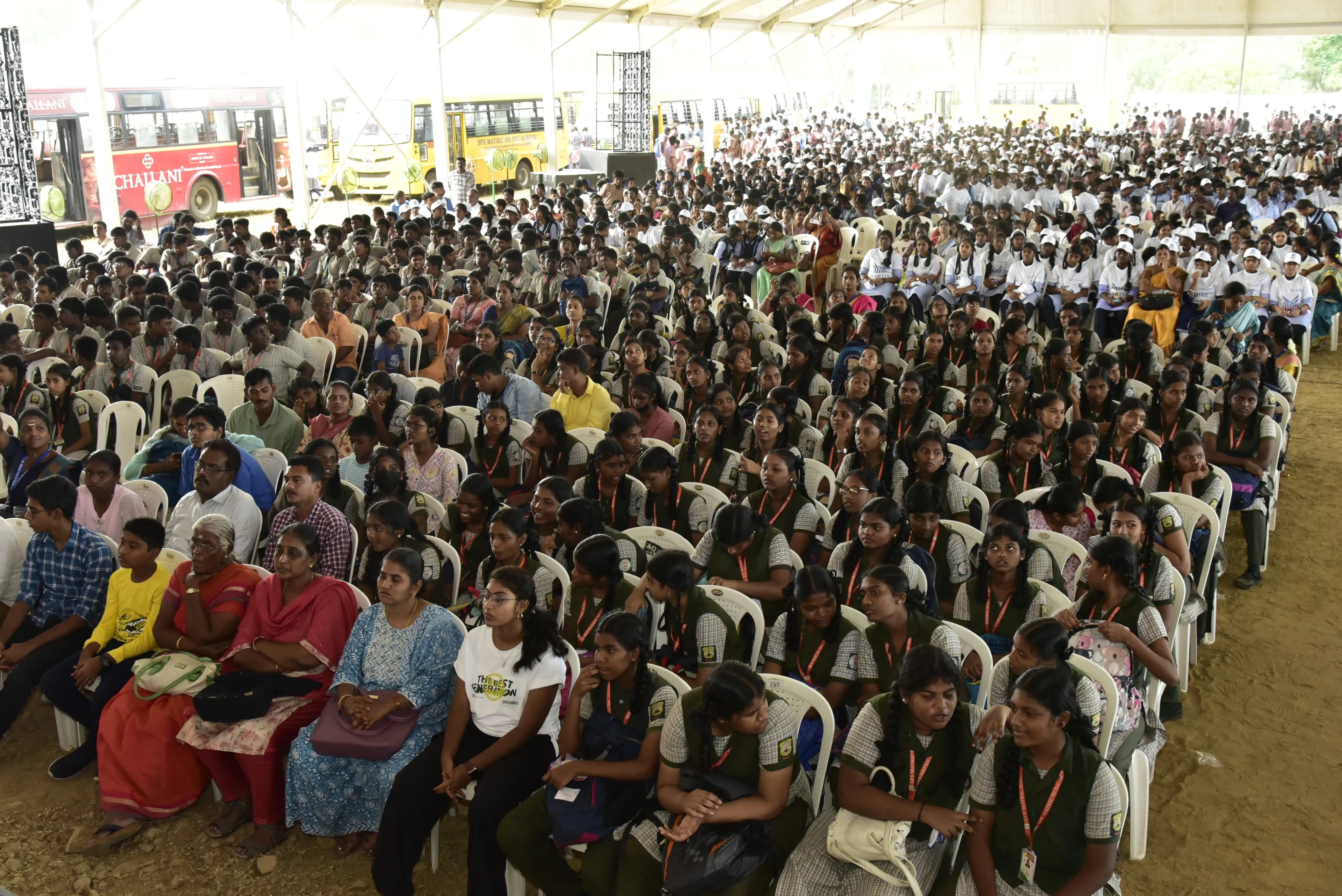 Anand Megalingam attending school event