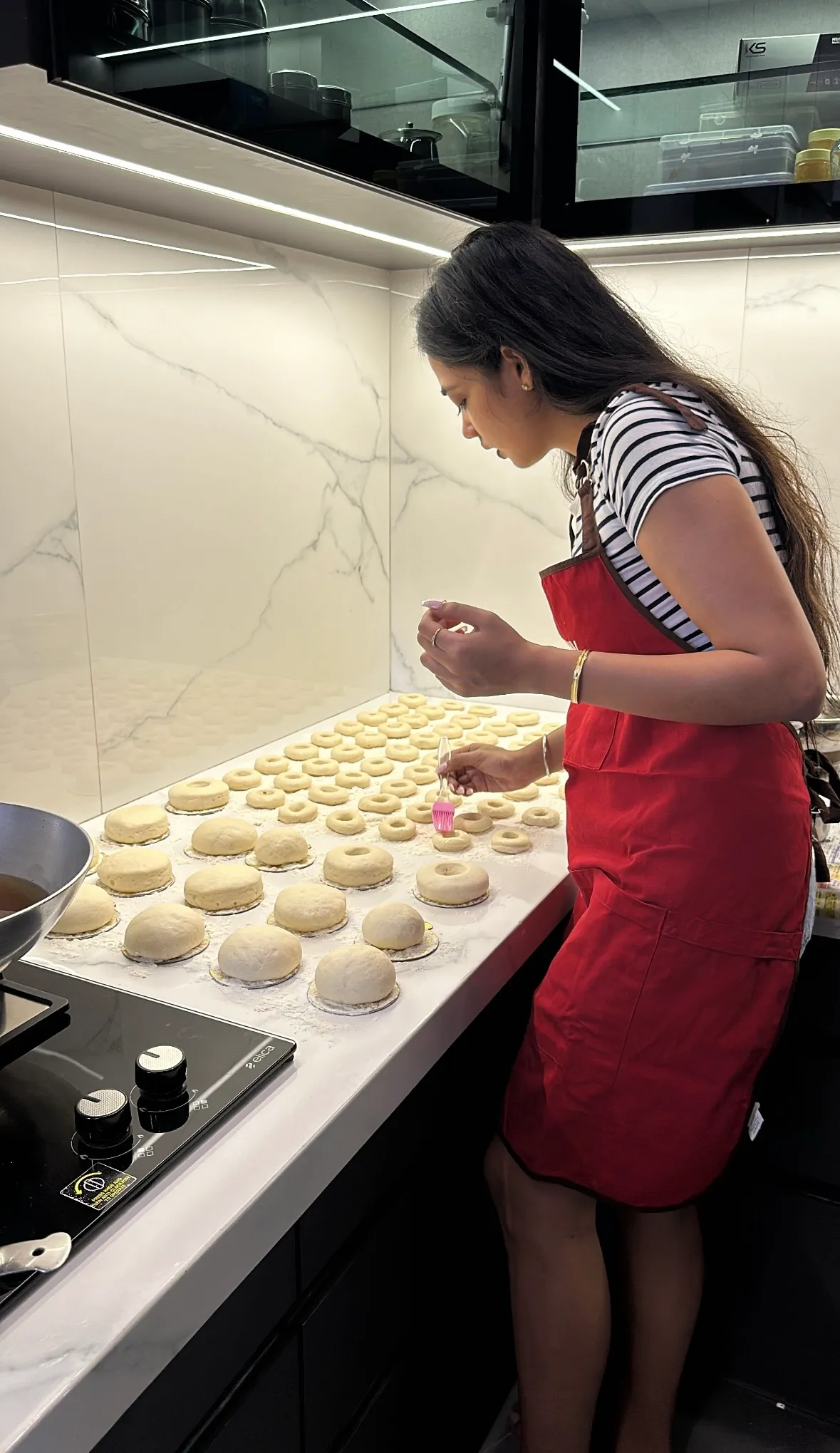 Muskan Jain While cooking