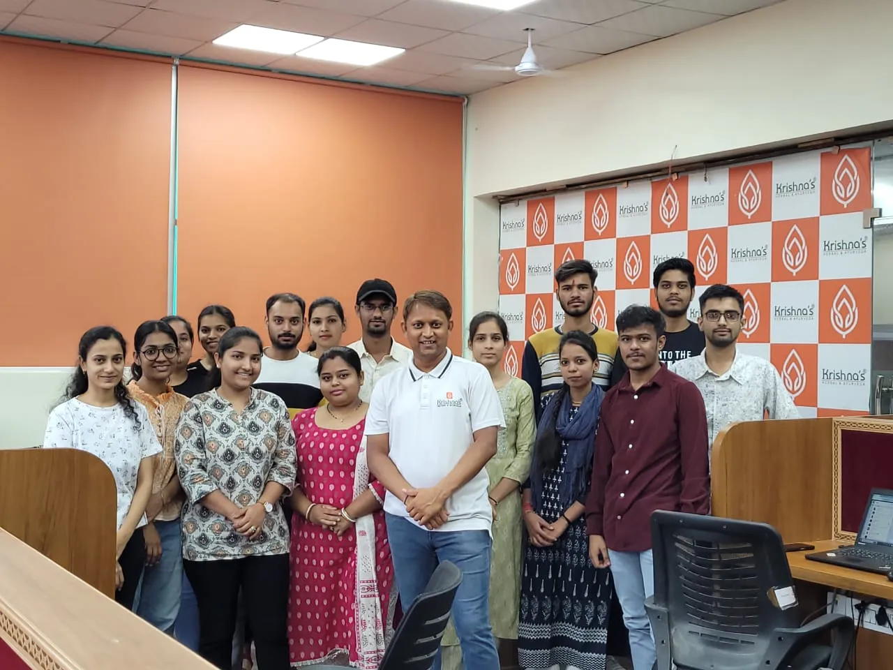 Krishna’s Ayurveda & Herbal Founder, Shrawan Daga and His Team